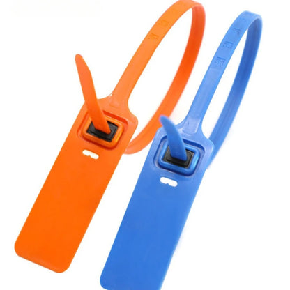 100PCS Anti-Diebstahl Draht Dichtungen Länge 30cm Einweg Kunststoff Dichtungen Selbstsichernde Kabelbinder Maquina De Descascar Fio