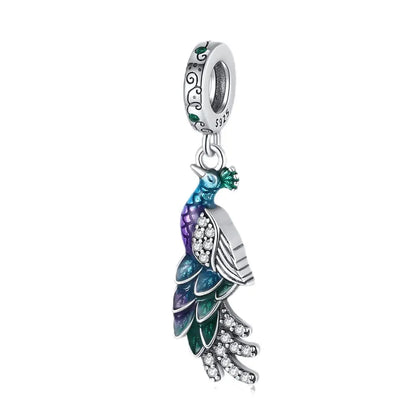 Tier-Serie, 925er-Sterlingsilber, Giraffe, Kamel, Gans, Orang-Utan, Affe, Siegel-Charm, passend für DIY-Armbänder, Halsketten, edler Schmuck, Geschenke