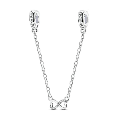Sicherheitskette Libelle Schmetterling 925er Sterlingsilber Original Marienkäfer Kolibri Charm DIY Schmuckherstellung für Armband Armreif