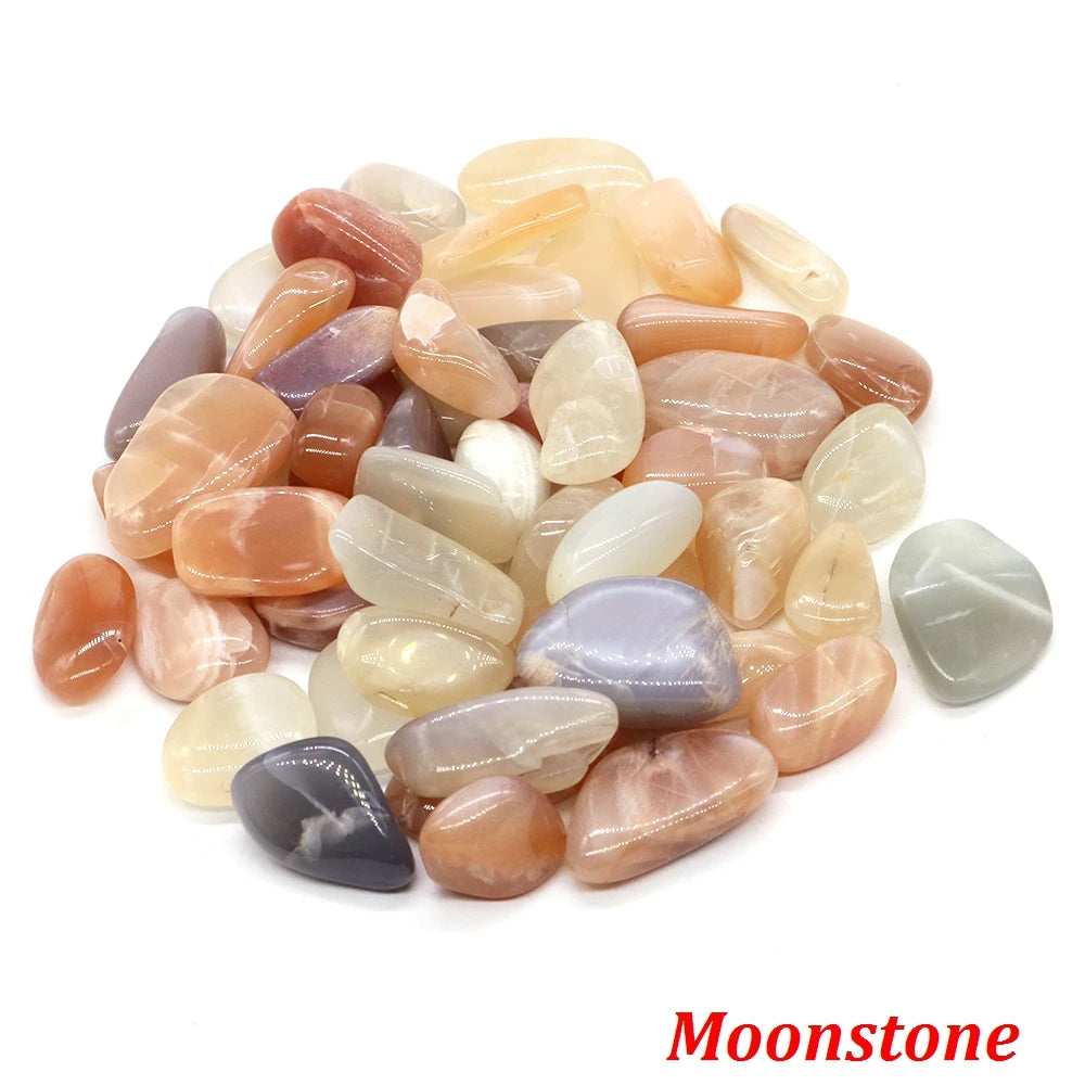 Natürliche Trommelstein-Heilkristalle, Malachit, Amazonit, Chiastolith, Probe, Energie, Mineral, Tank, Aquarium, Garten, Heimdekoration