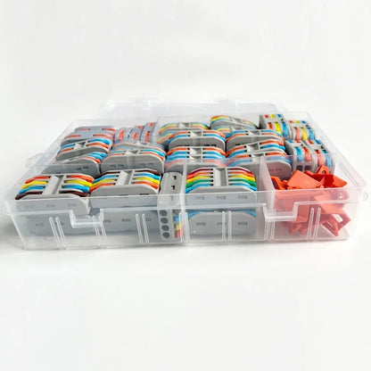Schnelle elektrische stecker universal kompakte push-in leiter spl verdrahtung kabel stecker stumpf klemmen block AWG28-12