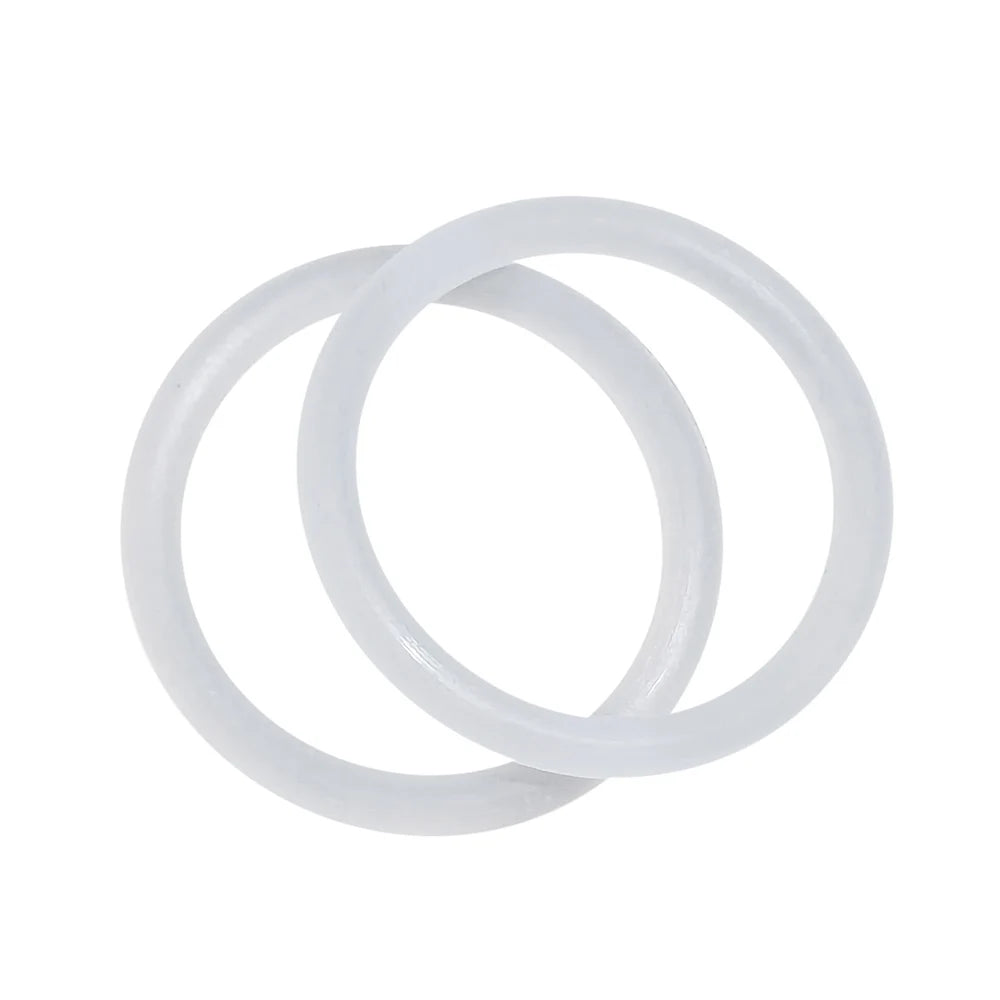 KegLand 2 Stück Silikon-O-Ring, weiße Dichtung, passend für 1/2 BSP 20 mm (Innendurchmesser) x 2,5 mm (BS117)