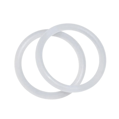 KegLand 2 Stück Silikon-O-Ring, weiße Dichtung, passend für 1/2 BSP 20 mm (Innendurchmesser) x 2,5 mm (BS117)
