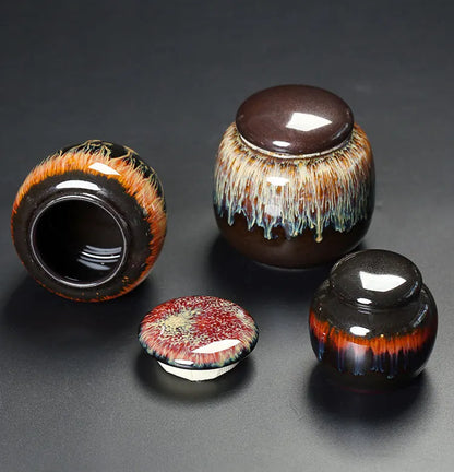 Ceramic Pet Urns Personalized Cremation Burial Coffin Hamster Ashes Container Cat Dog Deceased Pet Souvenir