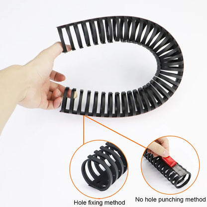 Neu Selbstklebende Kabelaufdeckung Raceway Kit PVC-Drähte Hider Schreibtisch Kabelhalter schwarz Unterschreibtische Kabelmanagement Verkabelungsverschluss