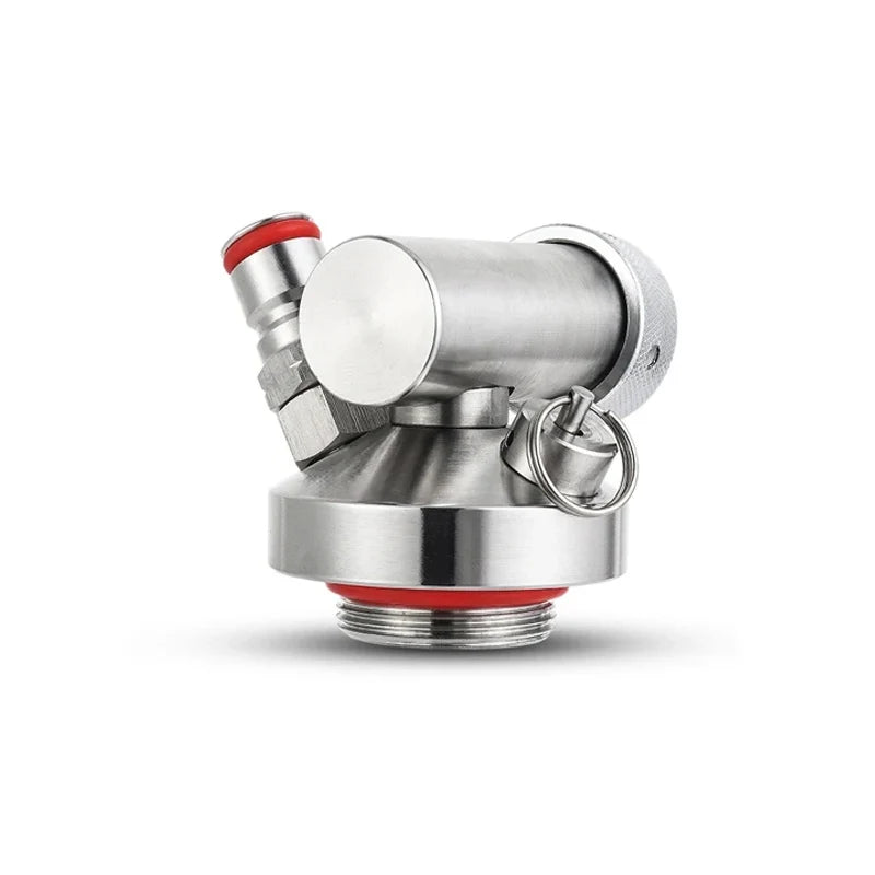 Edelstahl-Bierzapfhahn, Bier-Growler-Spender, Mini-Keg-Zapfhahn Kompatibel mit 2/3,6/4/5/8/10L Mini-Keg, Bierzapfanlage