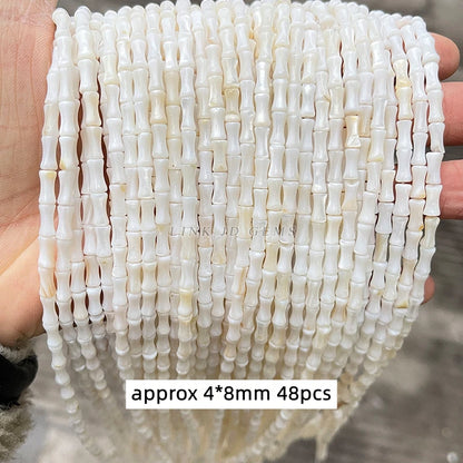 Natürliche Shell Perlen Unregelmäßige Form Glatte Perlen Lose Spacer Perlen Für Schmuck Machen Diy Ohrringe Halskette Zubehör Erkenntnisse