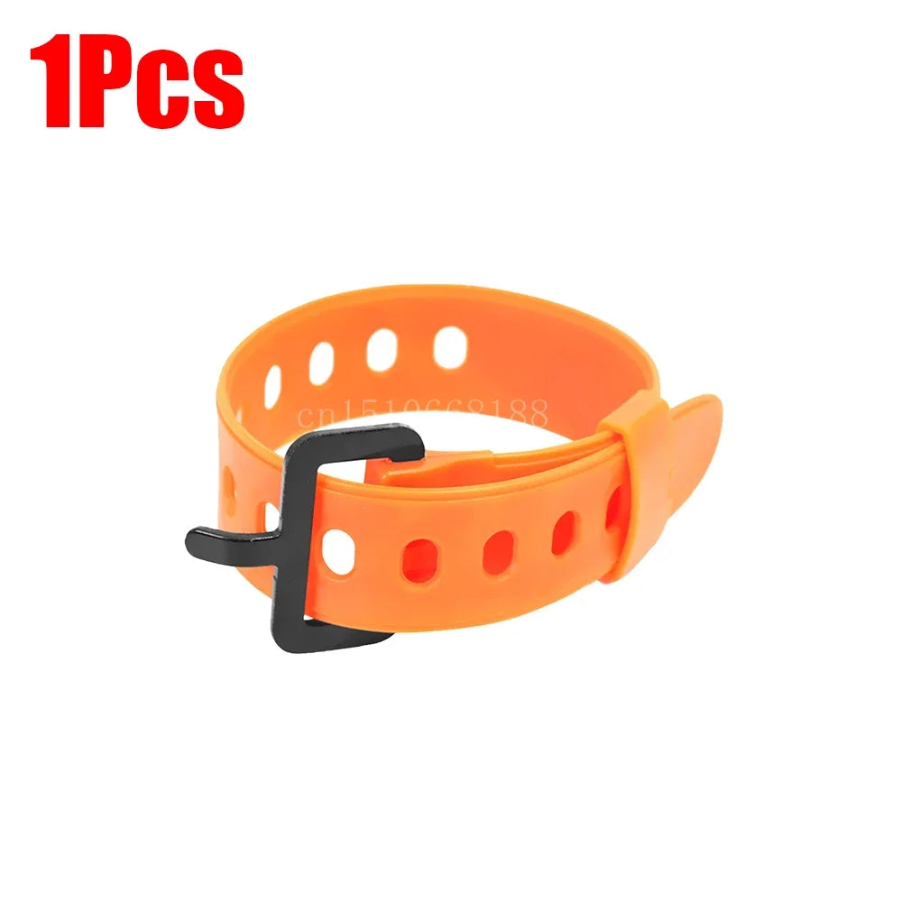 1-10Pcs Reise Gebunden Gürtel Langlebig Gummi Fracht Krawatte 30/45cm Unten Gepäck Wimpern Gürtel strap Camping Wandern Fracht Lagerung Gürtel Schnalle