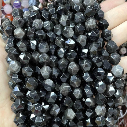 6 8 10 MM Natürliche Facettierte Stein Achate Rhodolite Quarz Jade Spacer Perlen Diy Handgemachte Armband Für Schmuck Machen zubehör