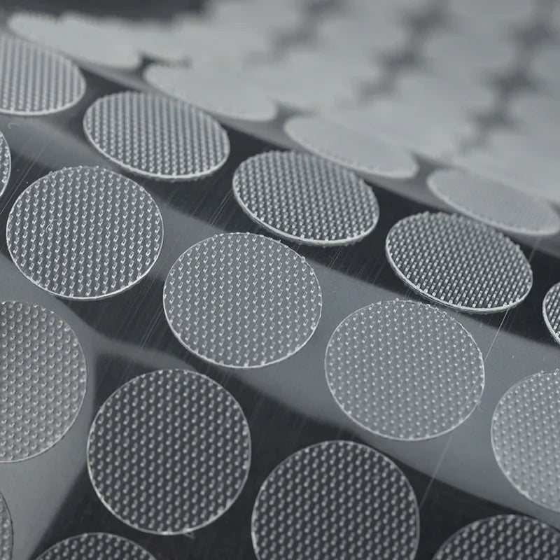 Großhandel 10/15/20mm Transparent Dot Aufkleber Selbstklebende Verschluss Klettband Nylon Starker Kleber Belcro Adesivo Redondo