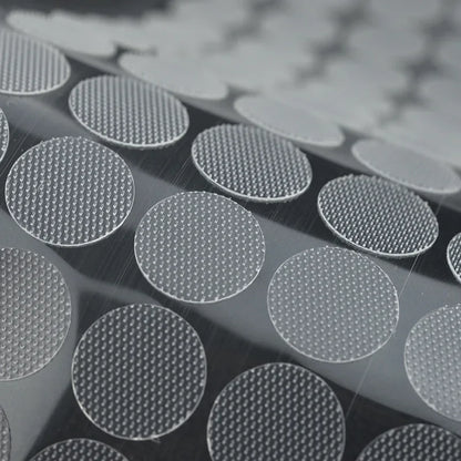 Großhandel 10/15/20mm Transparent Dot Aufkleber Selbstklebende Verschluss Klettband Nylon Starker Kleber Belcro Adesivo Redondo