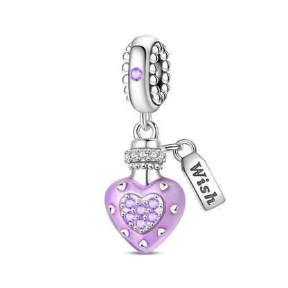 Edle Serie 925er Silber Parfüm-Bogen-Designs, Charm-Perlen, Anhänger, baumelnd, passend für Original-Armreif, Charm-Armband, DIY-Frauenschmuck