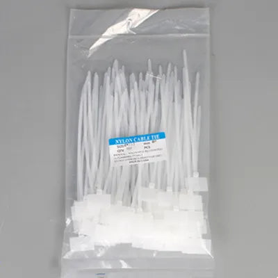 100 Stück Nylon-Krawattenanhänger, selbstsichernde Netzwerkkabel, Reißverschluss, Wickelschlaufe, Drahtbänder, Etikett, 3 x 100 mm, 4 x 150 mm, 4 x 200 mm