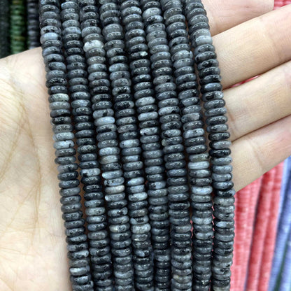 Naturstein Rondelle 2X6mm Türkise Quarz Jaspis Achate Flache Runde Spacer Perlen für Schmuckherstellung DIY Armband Zubehör