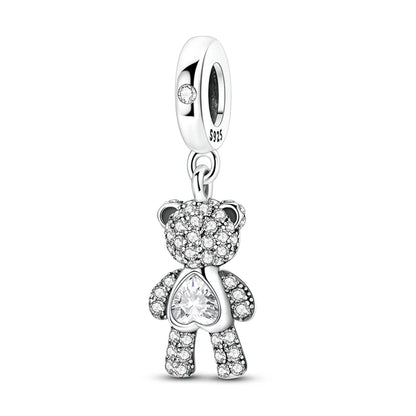 Flugzeug-Charm, 925er Silber, Original-Zirkon, Kleeblatt, Avocado, Charms, Perle, passend für Armbänder, DIY-Schmuck für Frauen, Hochzeitstag, Geschenk
