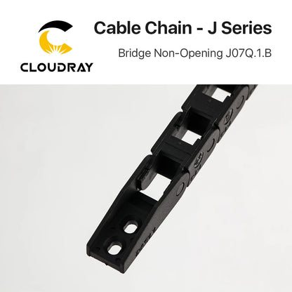 Cloudray Kabel Ketten 7*7mm Brücke Typ Nicht-Öffnung 1 Meter Kunststoff-schleppleine Übertragung Drag Kette für maschine