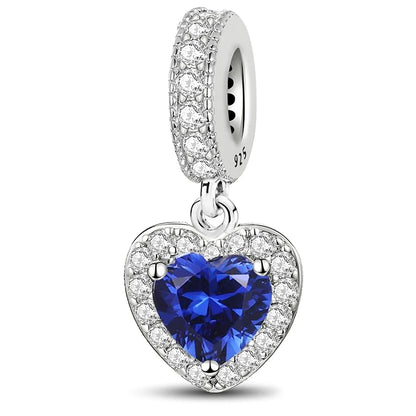 Charms aus 925er-Sterlingsilber mit Tierhantel, niedlicher rosa Hund, Perlen, passend für DIY-Armbänder, Armreifen, Geschenk von hochwertigem Schmuck