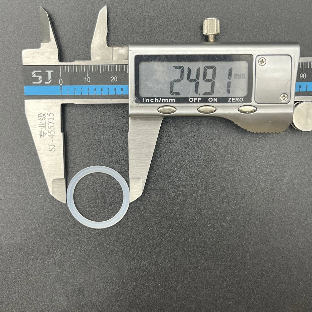 KegLand 2 Stück Silikon-O-Ring, weiße Dichtung, passend für 1/2 BSP 20 mm (Innendurchmesser) x 2,5 mm (BS117)