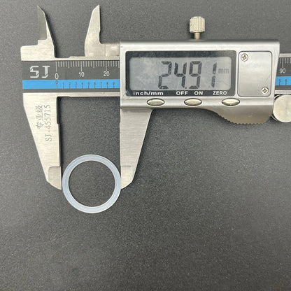 KegLand 2 Stück Silikon-O-Ring, weiße Dichtung, passend für 1/2 BSP 20 mm (Innendurchmesser) x 2,5 mm (BS117)