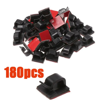 20-200Pcs Kabel Organizer Clips Draht Wickler Halter Kopfhörer Maus Kabel Clip Protector USB Kabel Management Clips draht Manager