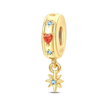 Original-Charm-Perlen aus 925er-Sterlingsilber, goldener Leopard, Glühwürmchen, Schmetterling, Heißluftballon-Perlen, passend für DIY-Armbänder, edler Schmuck