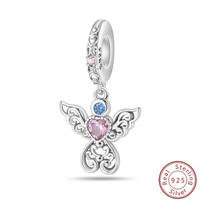 Passend für Qikaola 925 Original-Armbänder, blauer Zirkon, Eule, leuchtende Meeresschildkröte, Oktopus, 925er Silber, Charms, Perlen, DIY, Geburtstag, Schmuck, Geschenk