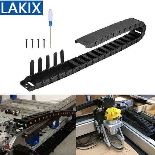 Kabel Drag Kette R55 R38 Halbgeschlossene Kabel Kette Draht Träger Für CNC 3D Drucker Laser Schneiden Maschine CNC Router