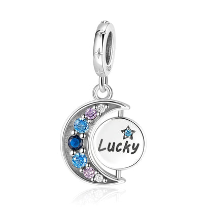 Blaue Serie aus 925er-Sterlingsilber, Eule, Schmetterling, Piratenschiff, Auto, Käfer, Clogs, Charm, passend für DIY-Armbänder, Halsketten, lustige passende Geschenke