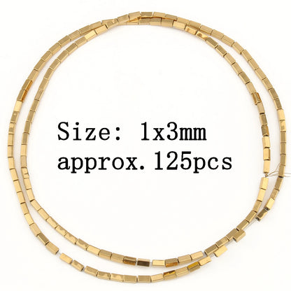 AAA+ Retention Farbe Natürliche vergoldete Hämatit Perle Herz Runde Stern Spacer Lose Perlen für Schmuck Machen DIY Charm Armband