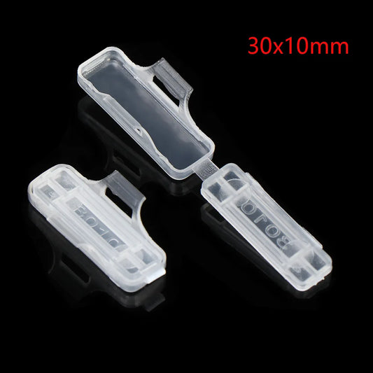 50Pcs Transparent Nützliche Kabelbinder Marker Werkzeug Display Zeichen Tag Box Kabel Etiketten Identifikation Tags Faser Organisatoren