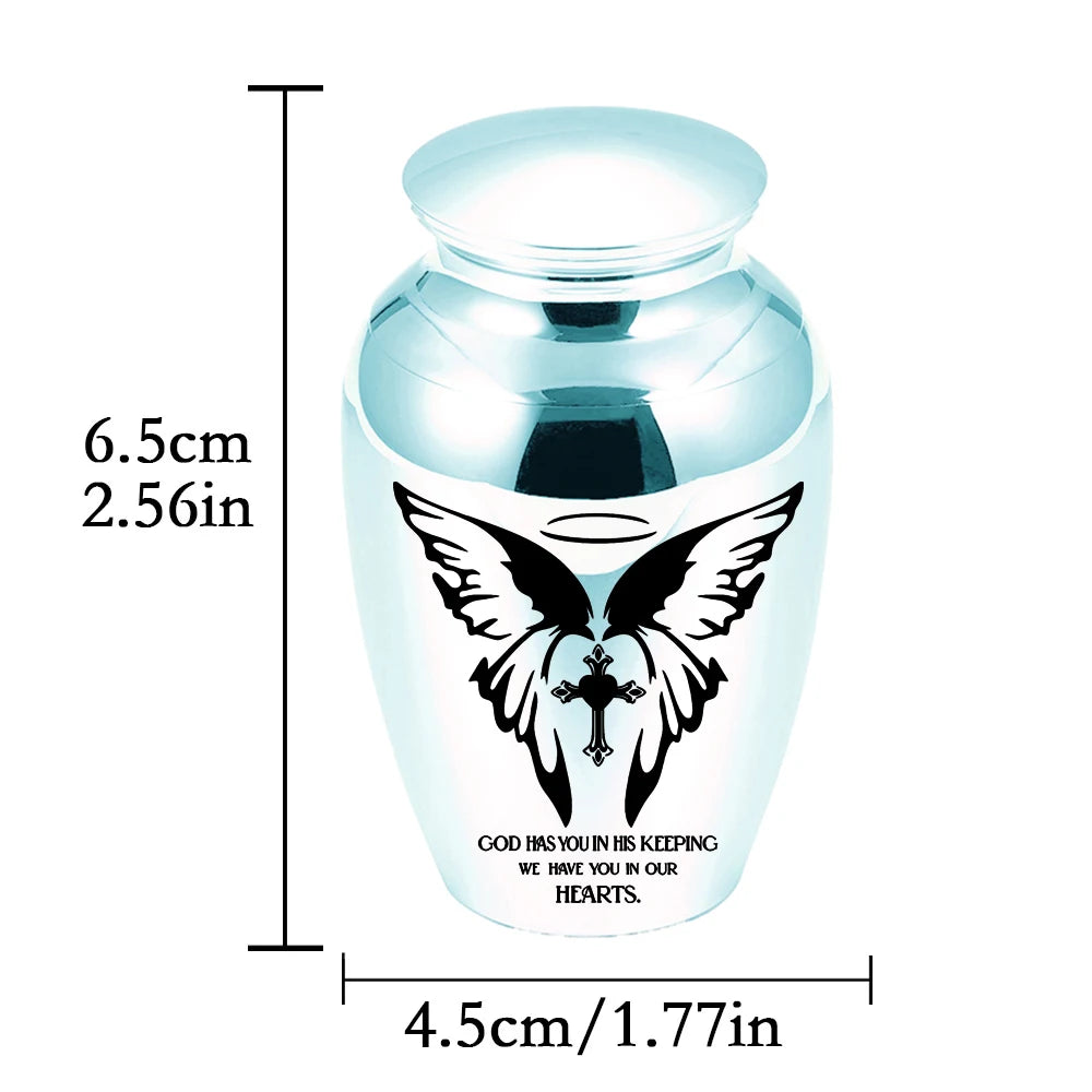 Small Keepsake Urns for Human Ashes Butterfly Cremation Urns for Ashes Memorial Urn Ceramic Ash Holder Burial Urn Sharing Urn