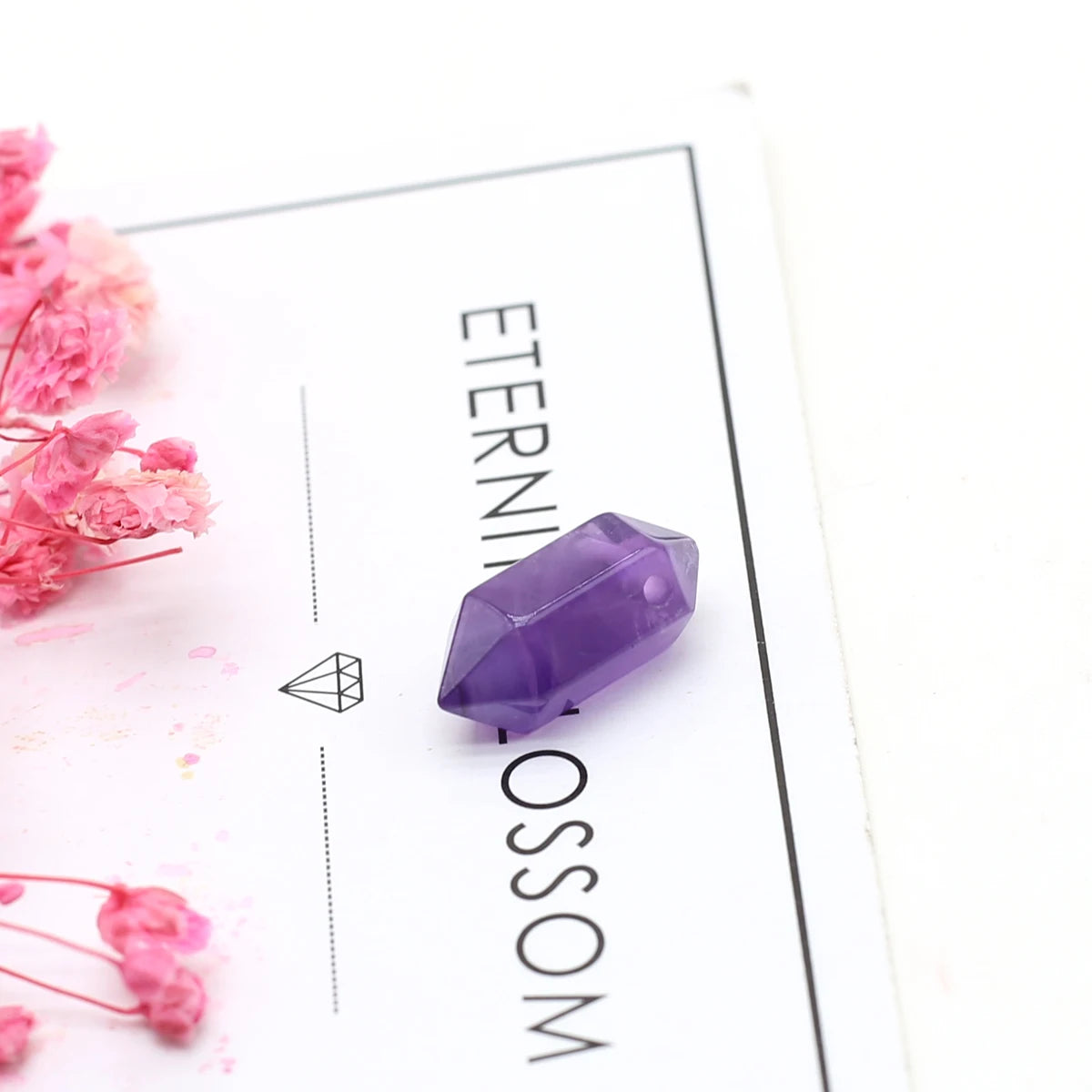 Natürliche Amethysten Anhänger Charms Natürliche Lila Quarz Kristall Stecker Für Heilung Pendel Schmuck Ohrring Halskette Herstellung