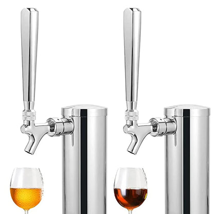 Bierhahn Griff Edelstahl Wasserhahn Griff Entwurf Bierhahn Griff für Fass Kegerator Turm Stout Nitro Kaffee Wasserhahn 1/4 "-16 unc