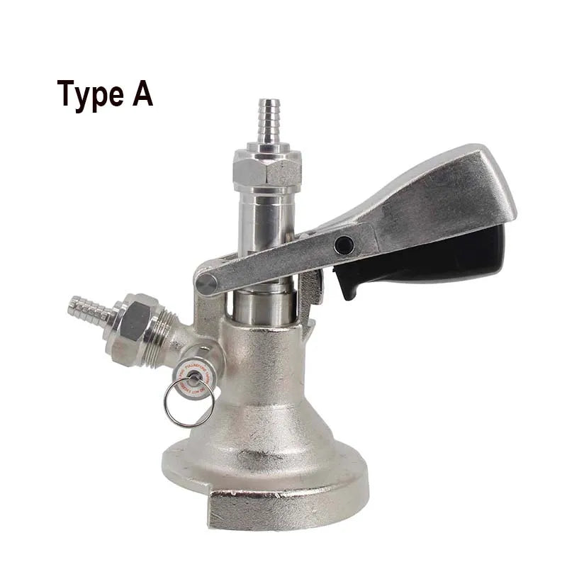 Kommerzielle Fasskupplung mit PRV-Typ S/D/A/G 304-Edelstahlsonde, vernickelter Messing-Boby