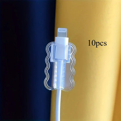1/10 stücke Daten Kabel Schutz Ärmeln Anti Bruch Kabel Saver Flexible Ladegerät Kabel Wickler für iPhone Android Telefon Zubehör ﻿