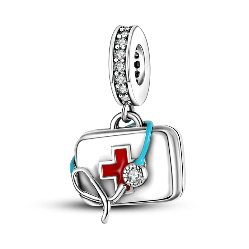 Neu in heißen Verkäufen 925 Sterling Silber Charms Anhänger Perlen passen 925 Original Armbänder für Frauen DIY Geburtstag Schmuck Geschenke