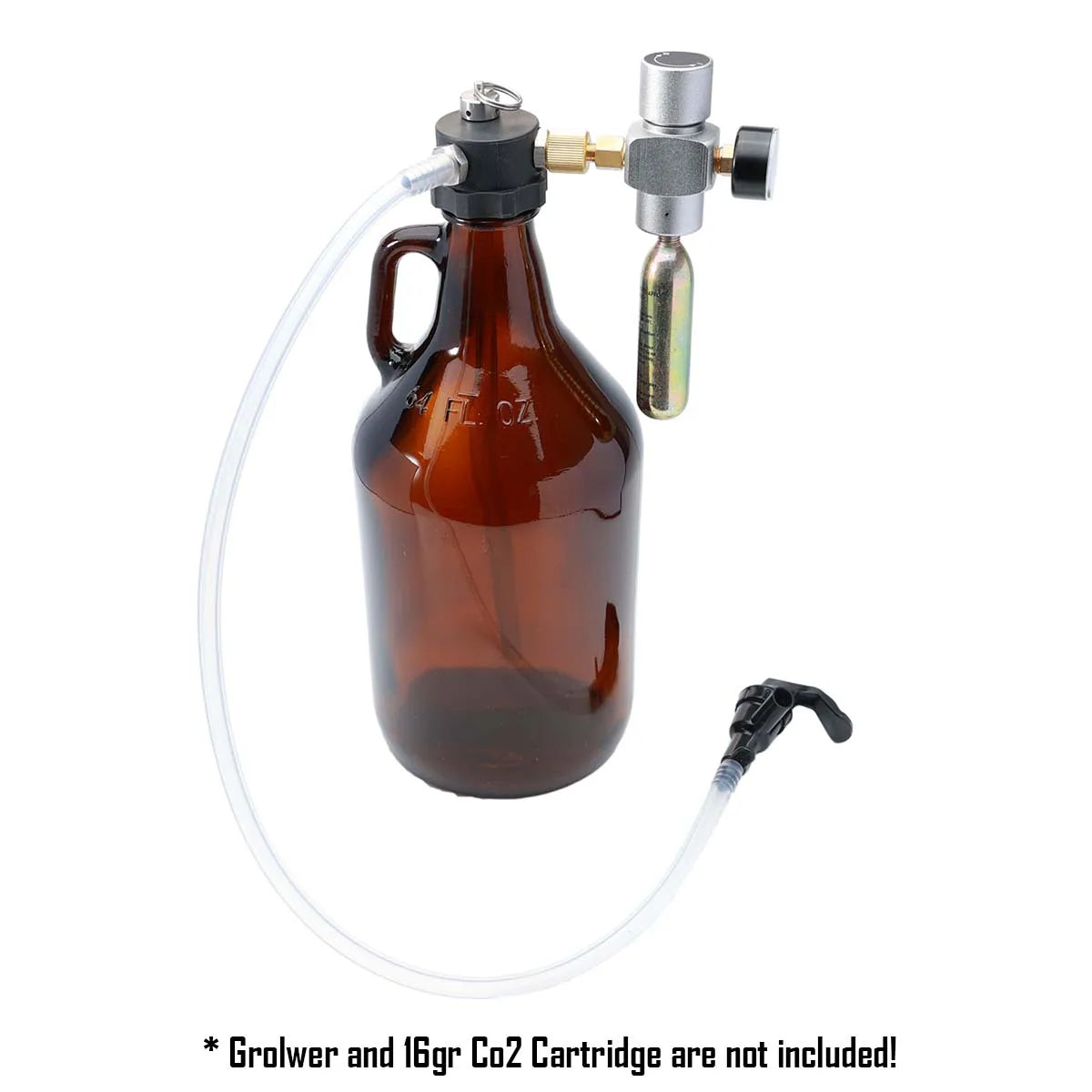 Growler Tap Kit Tragbarer Growler Dispenser Homebrew Bierfassungsausrüstung