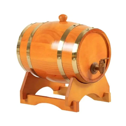 3l Whisky fass Holzfass Vintage Eiche Bier Brau werkzeuge Zapfhahn Spender für Rum Topf Whisky Weinbar Werkzeuge