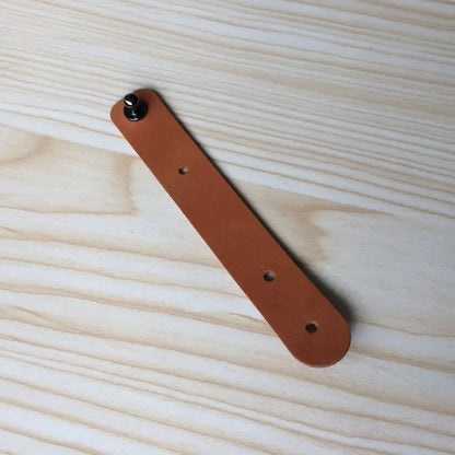 1Pc Leder Kabel Wickler Power Linie Daten Schnalle Kabelbinder Ohrstöpsel Kopfhörer Abnehmbare Anti-Verlust Reel Linie kabel Management