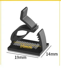 60/10Pcs Selbst-klebe Auto Feste Clip Datenkabel Kabel Dekorative Halterung Befestigung Organizer Draht Auto Verschluss innen Zubehör