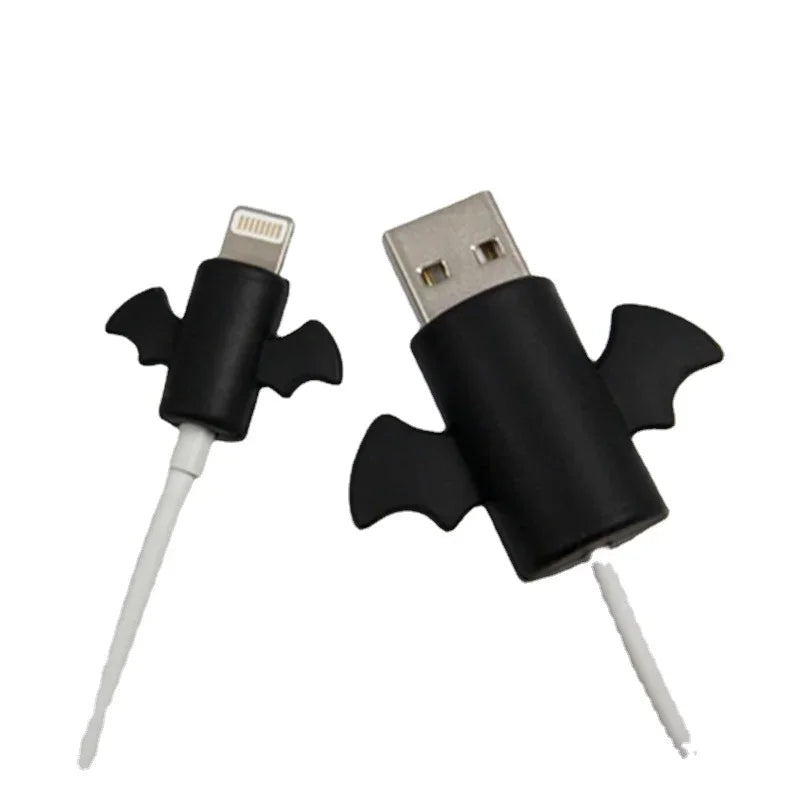 1Set Cartoon Datenkabel Schutz Engel Flügel Kabel Wickler Lade Linie USB Schutz Kabel Organizer