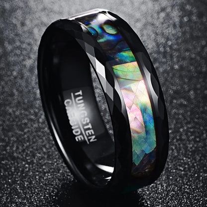 Mode Wikinger Baum des Lebens Edelstahl Abalone Muschel ringe für Männer Odin Norse Wikinger Runen ringe Retro Amulett Schmuck Geschenk