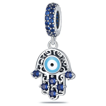 Heißer Verkauf 925 Silber Farbe Evil Eye Charm Dämon Auge Perle Für Original Armband & Armreif DIY Machen Mode Schmuck geschenk