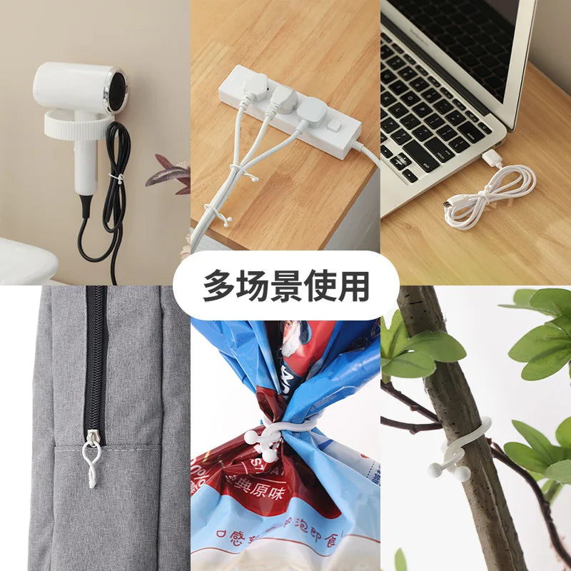 30 Teile/satz Hause Greifer Kabel Management Wickler Kabel Organizer Clips Wicklung Gerät Draht Finishing Clip
