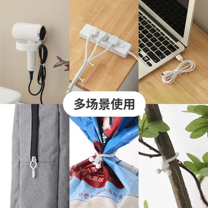 30 Teile/satz Hause Greifer Kabel Management Wickler Kabel Organizer Clips Wicklung Gerät Draht Finishing Clip