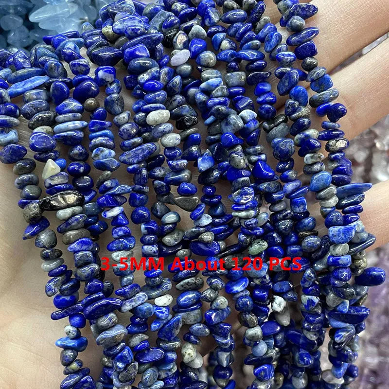 Natürliche Lapislazuli Runde Rohr Facettierte Lose Spacer Stein Perlen Für Schmuck Machen DIY Handgemachte Armbänder Halskette Zubehör