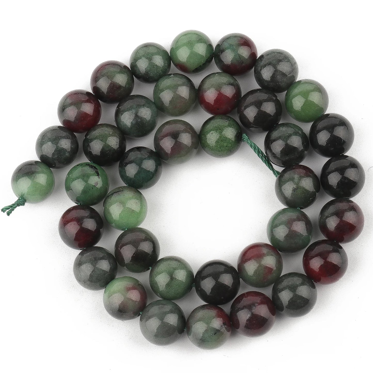 6/8/10mm Naturstein Saphir Farbe Jade Perlen blau runde lose Perlen für Schmuck herstellung liefert DIY Charms Armbänder 15''