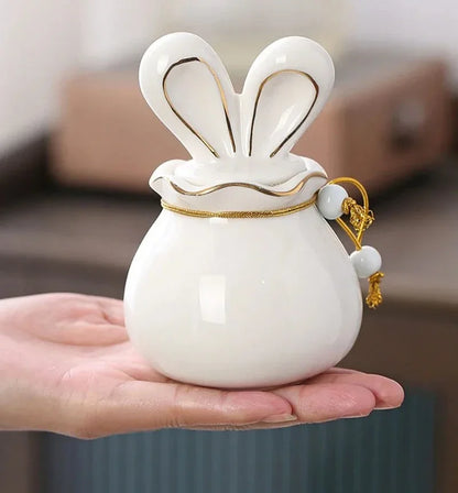 Memorials Ceramic Pet Ashes Urn, Funeral, Mini Dog Ashes Urns, Personalized, Customizable, Reliable, Keepsake Casket, Funeral Coffin