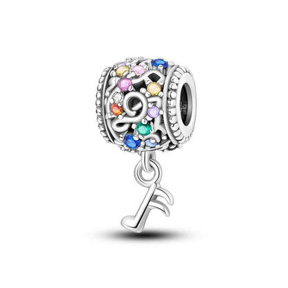 925er Silber vergoldete baumelnde Charms-Perlen für Original-Armbänder, DIY-Modeschmuckherstellung