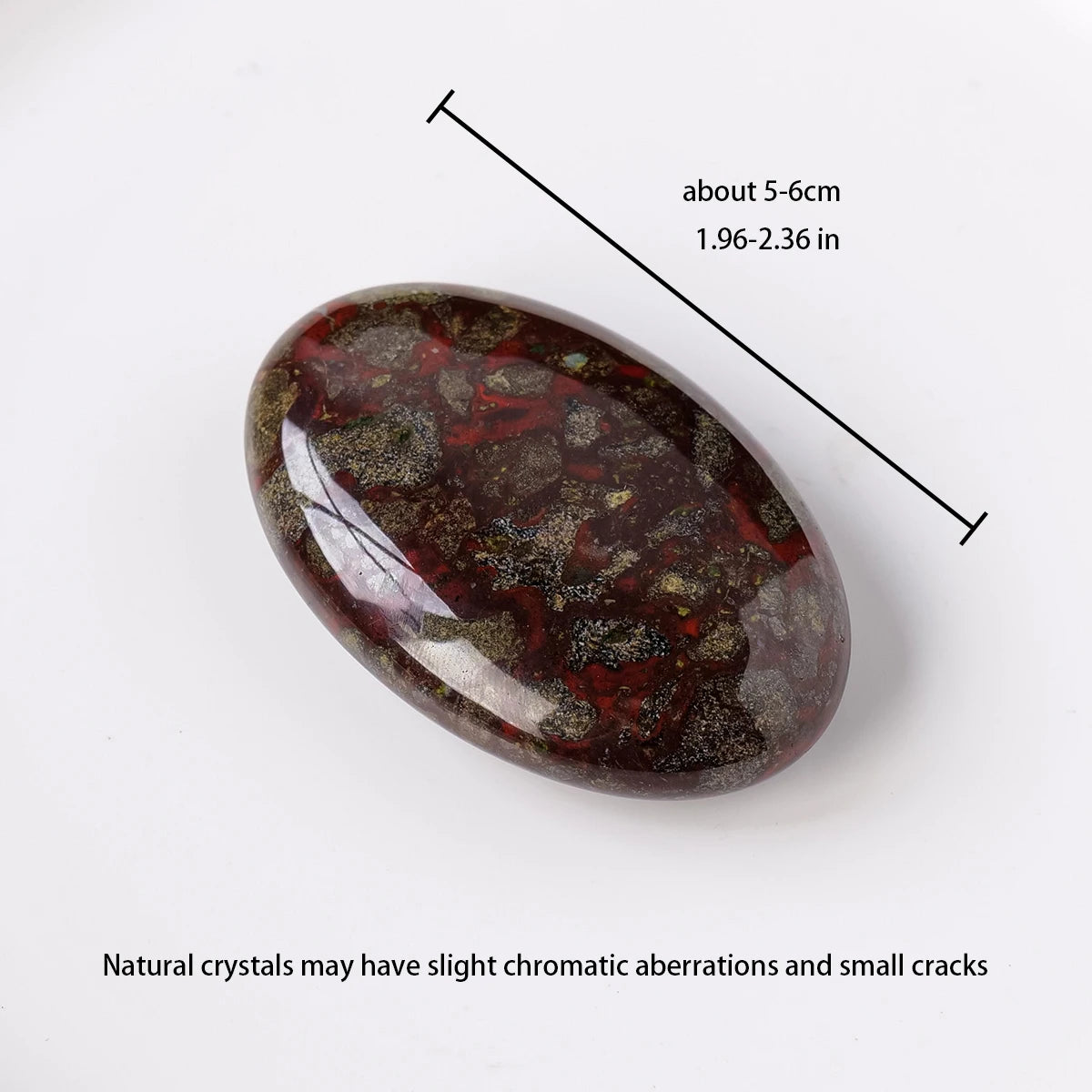 1PC Natürliche Kristall Healing Edelstein Drachen Blut Stein Palm Stein Reiki Mineral Zimmer Dekor Hause Dekoration